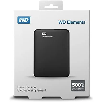 WD External Hard Drive 500GB